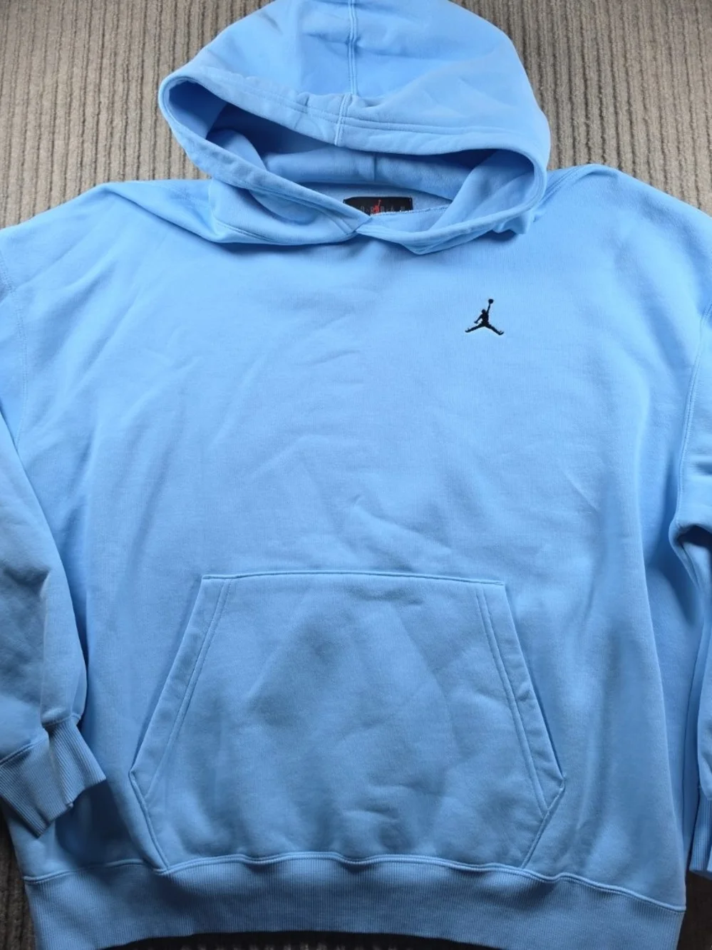 Nike Air Jordan Brooklyn Fleece Set Hoodie Sweat Pants Mens Blue Chill. XL/L - Picture 3 of 14